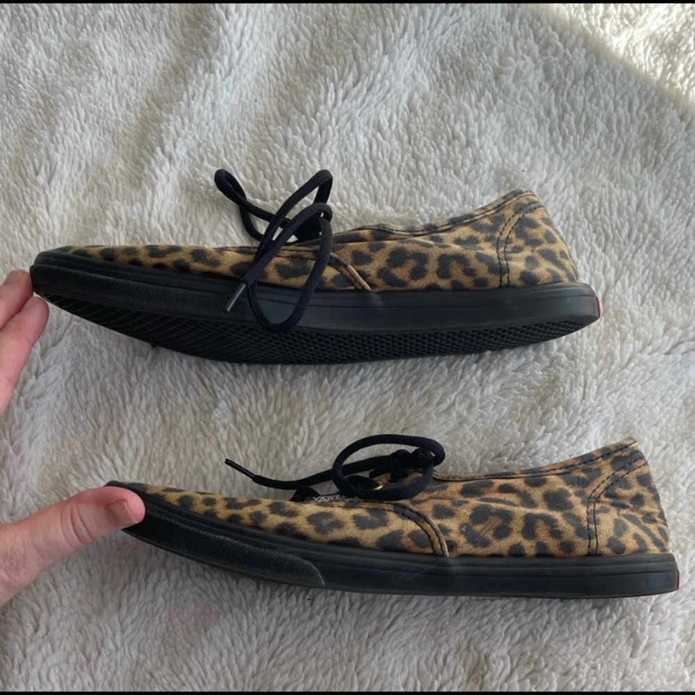 Cheetah / Leopard Print Vans - image 2